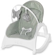 Шезлонг-гойдалка 3 в 1 Lorelli Alex with table Frosty Green STARS